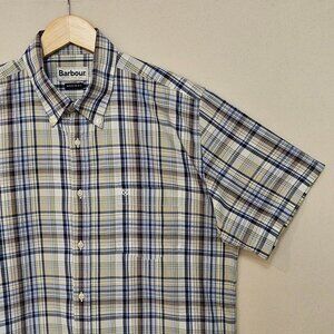 Barbour Short Sleeve Regular Fit Button Down M